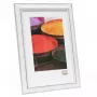 Portafoto singolo Deknudt S221H3 nero bianco legno 180x230mm