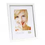 Portafoto singolo Deknudt S46AF1 argento bianco 168x218mm