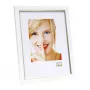 Portafoto singolo Deknudt S46AF1 argento bianco MDF plastica 220x320mm