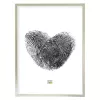 Portafoto singolo Deknudt S41JD1 argento 311x434 mm