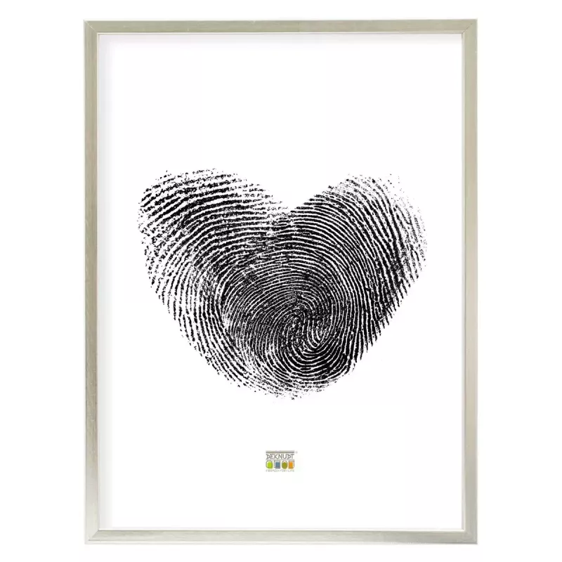 Portafoto singolo Deknudt S41JD1 argento 311x434 mm
