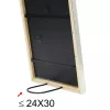 Portafoto singolo Deknudt S41JD1 argento 311x434 mm