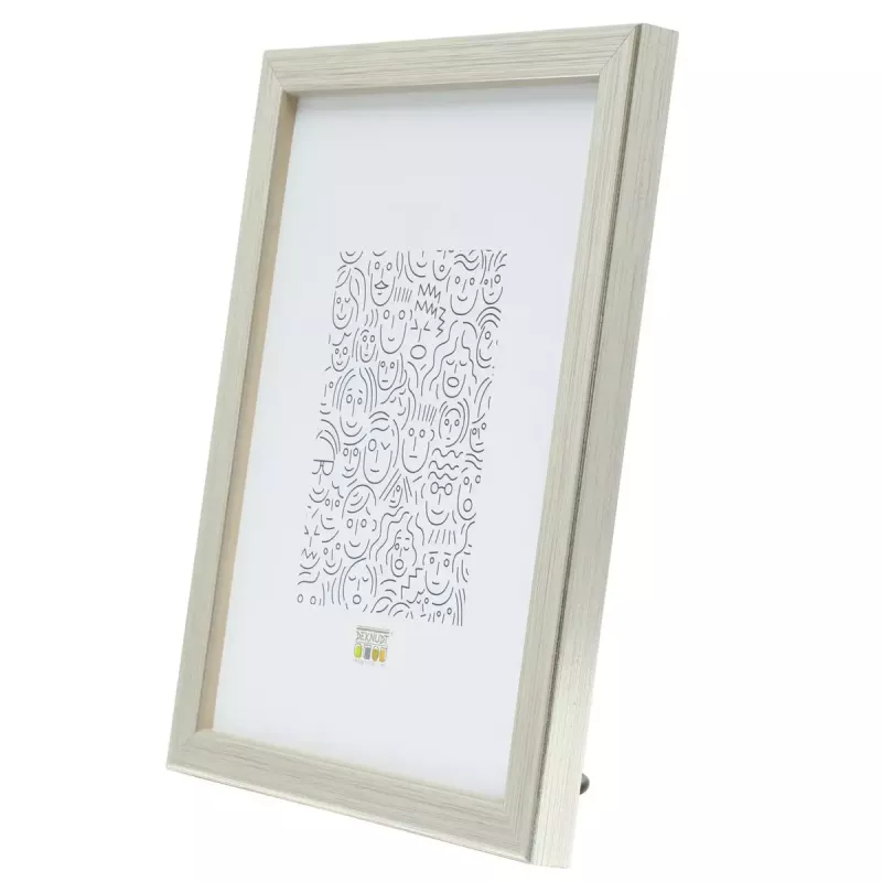 Portafoto singolo Deknudt S41JD1 argento 311x434 mm
