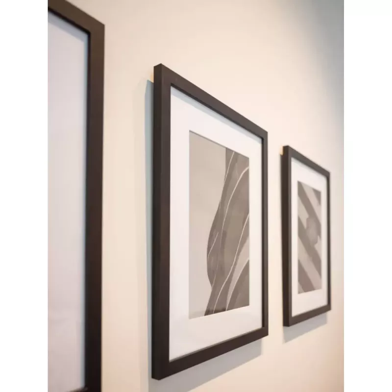 Portafoto singolo Deknudt S66KF2 P1 nero 30x45