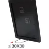 Portafoto singolo Deknudt S66KF2 P1 nero 30x45