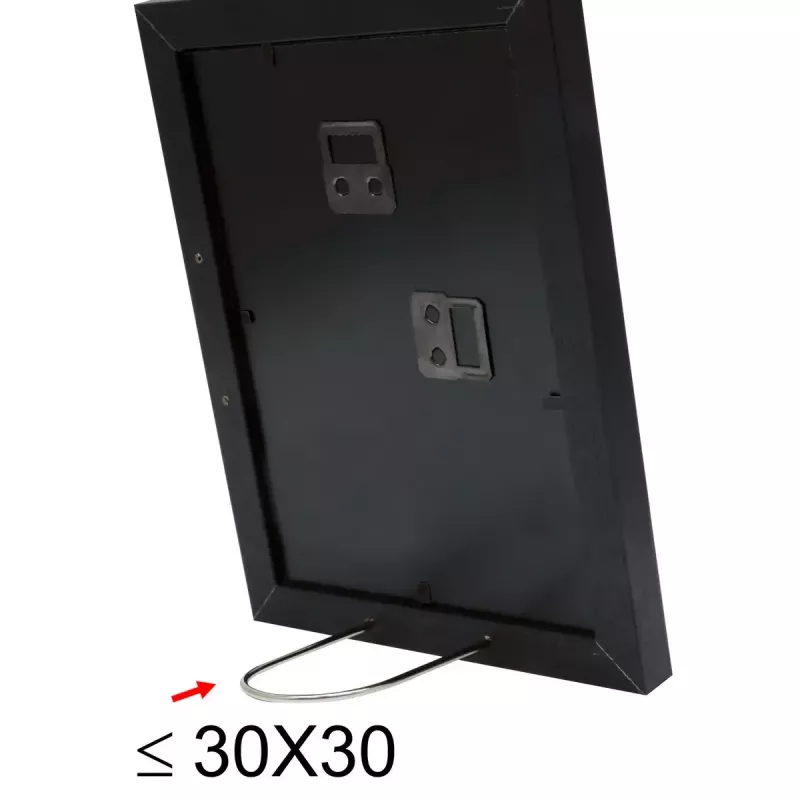 Portafoto singolo Deknudt S66KF2 P1 nero 30x45