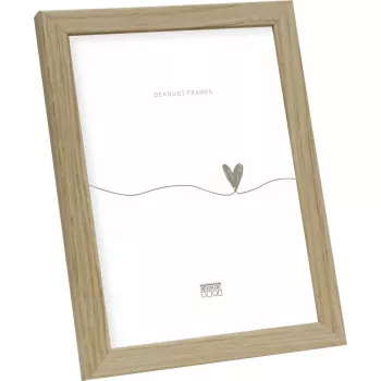 Portafoto Deknudt S47CJ1 legno massello rovere per A4 (21 x 29,7 cm)