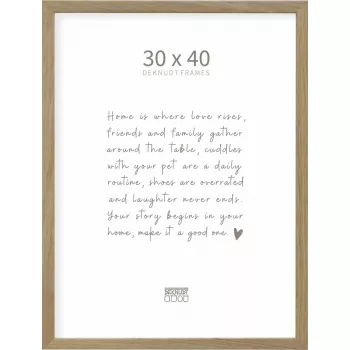 Portafoto Deknudt S47CJ1 rovere massello 30×40 cm – da parete e da tavolo