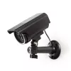 Nedis DUMCBS10BK Telecamera di sicurezza finta, nera, per esterni