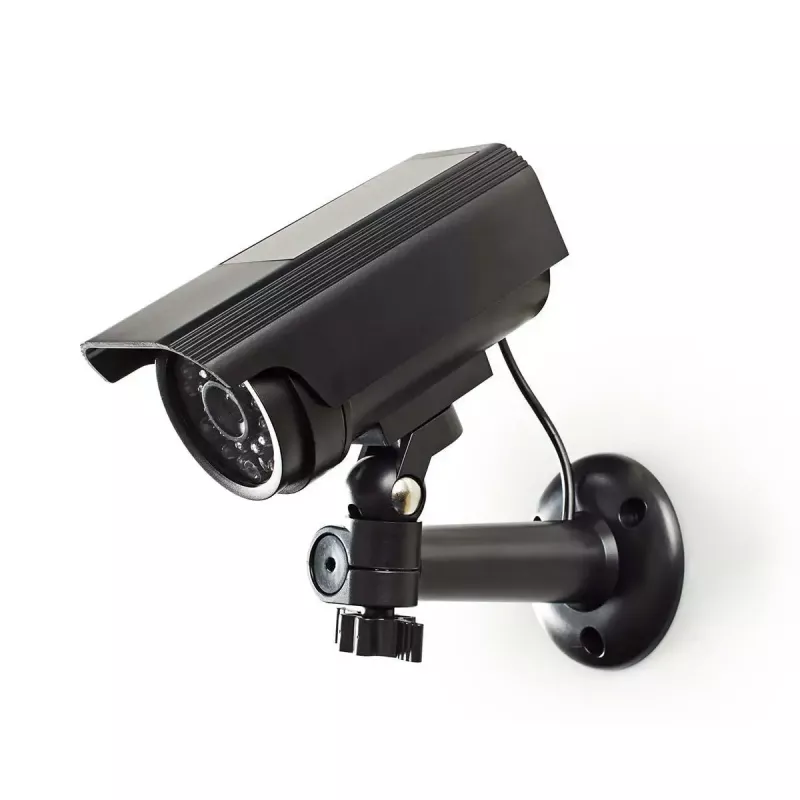 Nedis DUMCBS10BK Telecamera di sicurezza finta, nera, per esterni