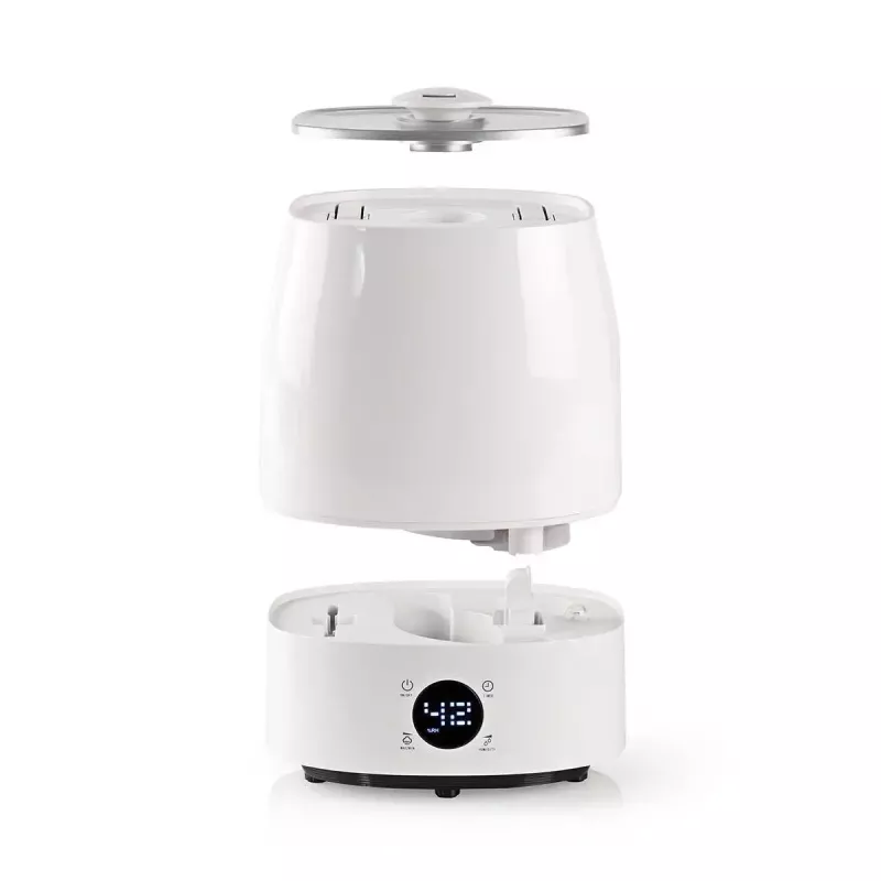 Umidificatore Nedis HUMI120CWT — umidificatore ambiente compatto in bianco/grigio