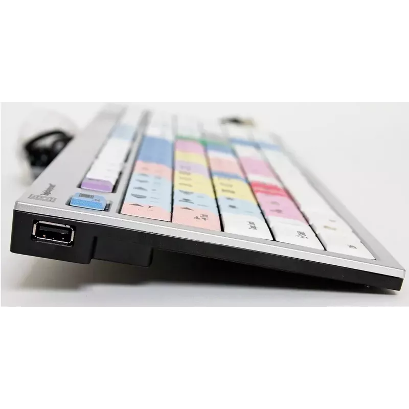 Tastiera Logickeyboard LKB-MCOM4-AJPU-UK Office USB multicolore