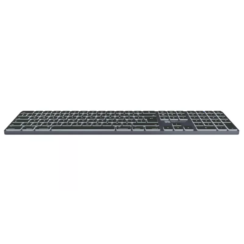 Tastiera full-size LogicKeyboard SKB-TM-UK USB + Bluetooth, QWERTY UK English, Titanium