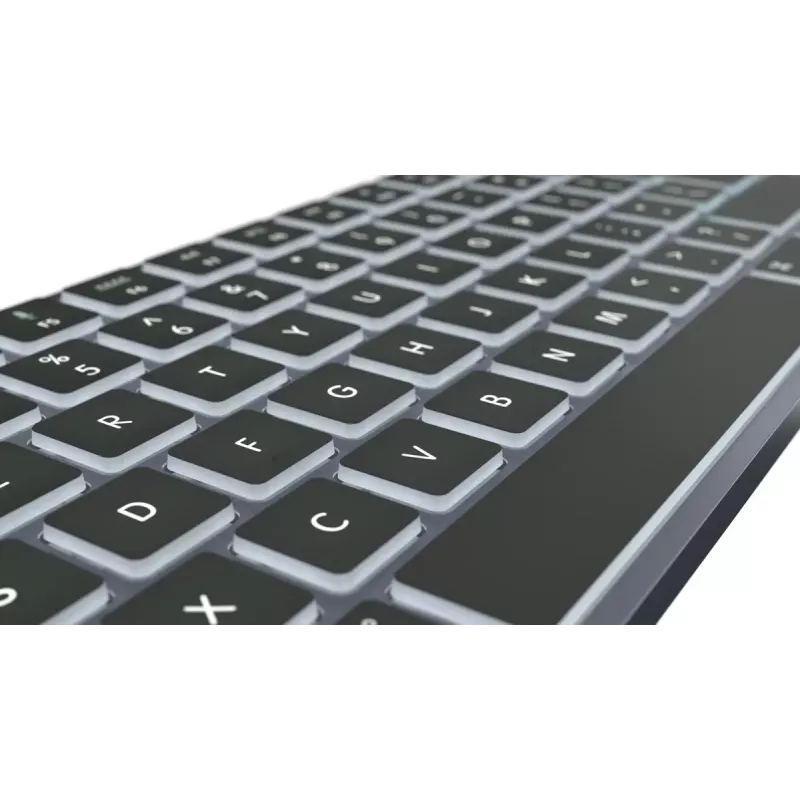 Tastiera full-size LogicKeyboard SKB-TM-UK USB + Bluetooth, QWERTY UK English, Titanium