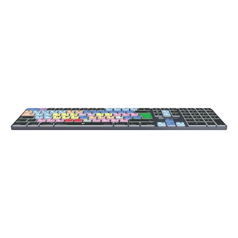 Tastiera full-size Bluetooth LogicKeyboard LKB-MCOM4-TM — layout tedesco QWERTZ, 109 tasti, Titanium grigio