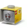 Testa contenitore mini 'Zombie' di room copenhagen – testa contenitore compatibile LEGO, grigio