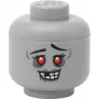 Testa contenitore mini 'Zombie' di room copenhagen – testa contenitore compatibile LEGO, grigio