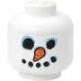 Storage Head Snowman large by room copenhagen — contenitore per giocattoli compatibile LEGO, bianco