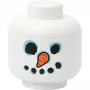 LEGO Storage Head Snowman small di room copenhagen – bianco, contenitore per bambini