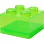Storage Brick 4 coperchio Translucent (verde chiaro/trasparente) di room copenhagen – contenitore in plastica compatibile LEGO