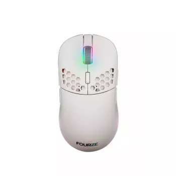 Mouse gaming wireless Fourze GM900, bianco (FZ-GM900-002)