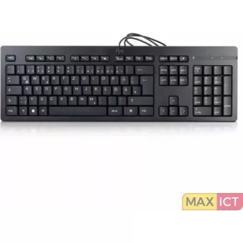 Tastiera con filo HP 125 — tastiera con filo HP 125 GR, porta USB, layout full-size