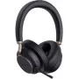 Cuffia wireless Yealink BH76 Plus Teams — nera, compatibilità USB-C/USB-A, certificata Microsoft Teams