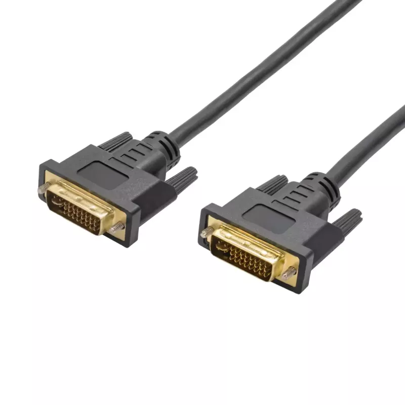 Cavo DVI-I Dual-Link Akyga AK-AV-02, 24+5 poli, 1,8 m, nero