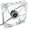 Akyga AW-12A-BG ventola per case da 120 mm, 4 LED verdi, Molex