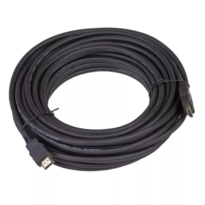 Akyga AK-HD-150A cavo HDMI-1.4, High Speed with Ethernet, 15 m, nero
