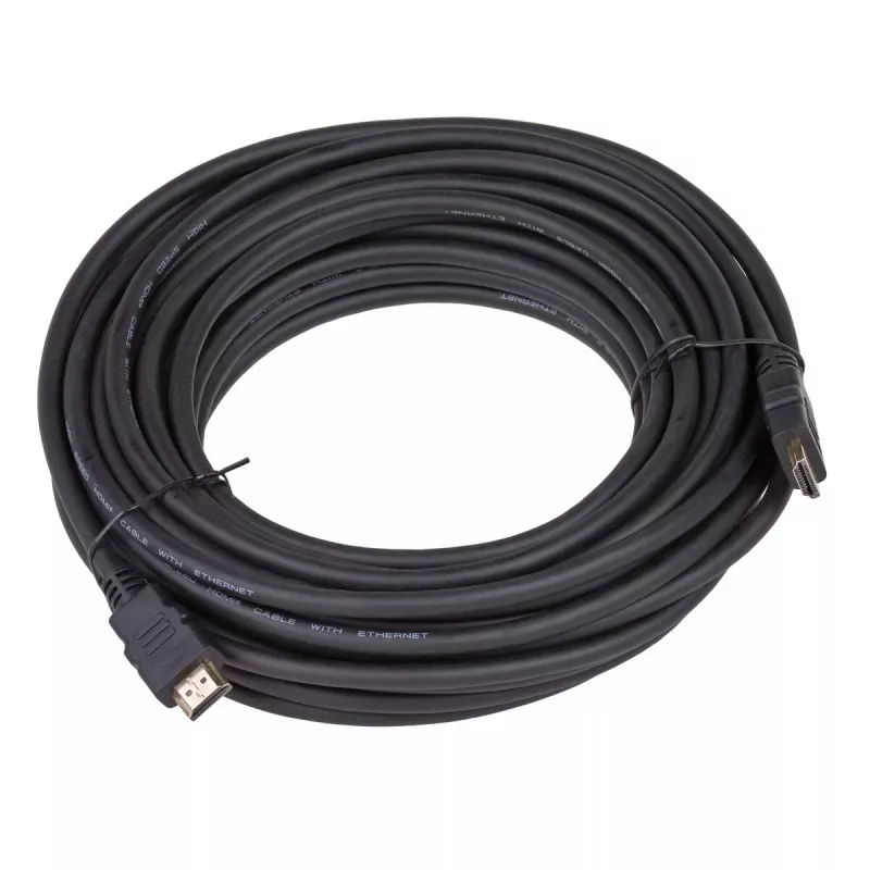Akyga AK-HD-150A cavo HDMI-1.4, High Speed with Ethernet, 15 m, nero