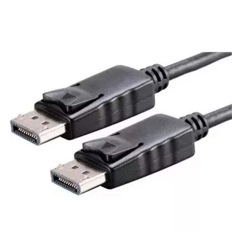 Cavo DisplayPort Akyga AK-AV-10, connettore maschio/maschio, connettori placcati oro, 1,8 m, nero