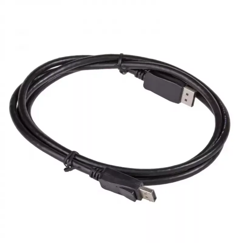 Cavo DisplayPort Akyga AK-AV-10, connettore maschio/maschio, connettori placcati oro, 1,8 m, nero