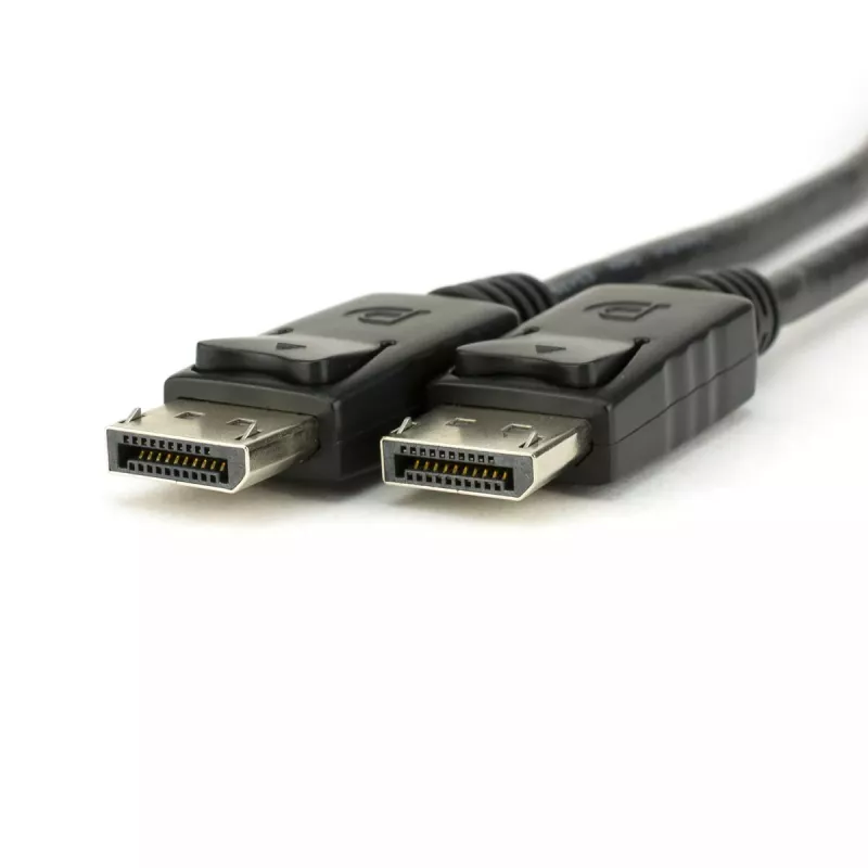 Cavo DisplayPort Akyga AK-AV-10, connettore maschio/maschio, connettori placcati oro, 1,8 m, nero