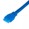 Cavo adattatore interno USB 3.0 Akyga AK-CA-62, header 19 pin a 2 x connettore femmina USB-A, 0,65 m