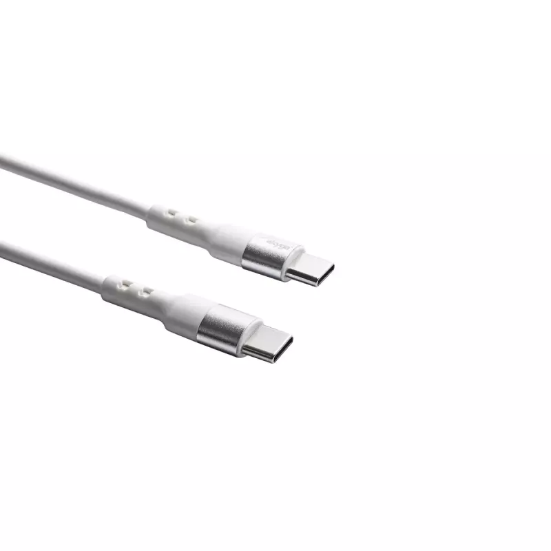 Cavo USB-C a USB-C Akyga AK-USB-41, USB 2.0, 60 W, 1,8 m, bianco