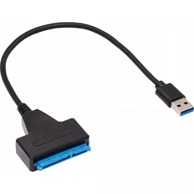 Cavo adattatore SATA a USB-A 3.0 Akyga AK-CA-86 per unità da 2,5 pollici, 0,3 m, nero