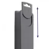 Ciabatta Qoltec 50297, 1,8 m, 6 prese AC per interni, grigio bianco