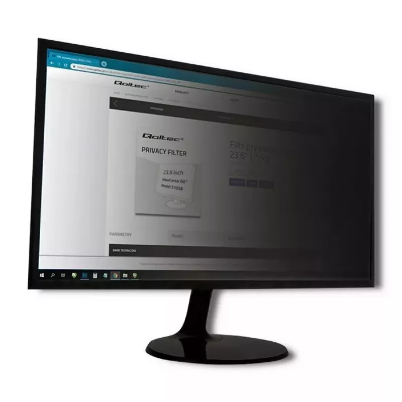 Filtro di protezione display senza cornice Qoltec 51063 43,2 cm (17