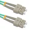 Cavo in fibra ottica Qoltec 54356 2x SC OM4 10 m verde