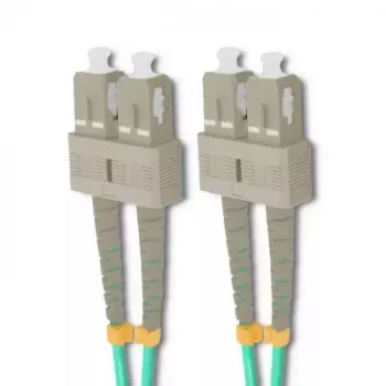 Cavo in fibra ottica Qoltec 54356 2x SC OM4 10 m verde