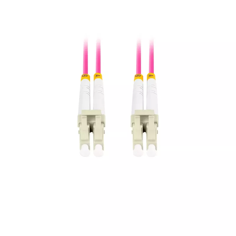 Cavo in fibra ottica LANBERG FO-LULU-MD41-0100-VT 10 m OM4 LC–LC