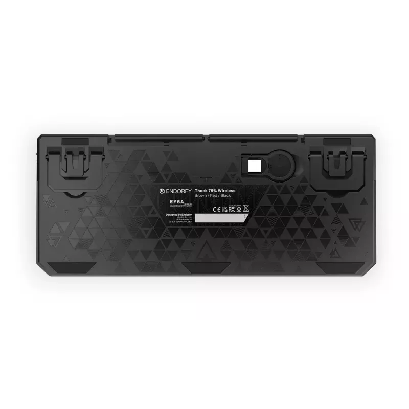 Tastiera meccanica ENDORFY Thock 75% Wireless Red RGB LED nera