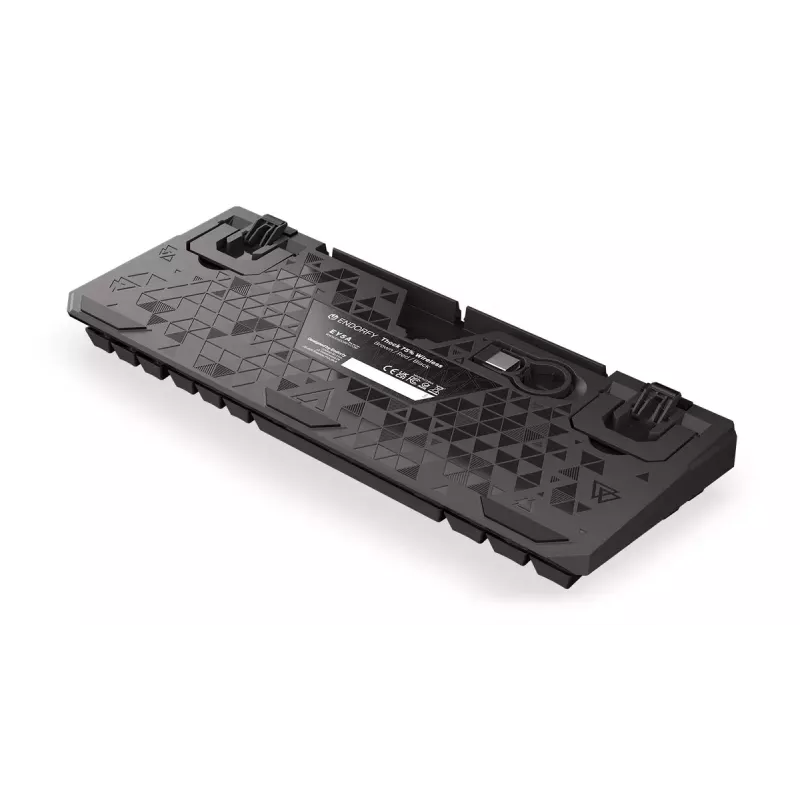 Tastiera meccanica ENDORFY Thock 75% Wireless Red RGB LED nera