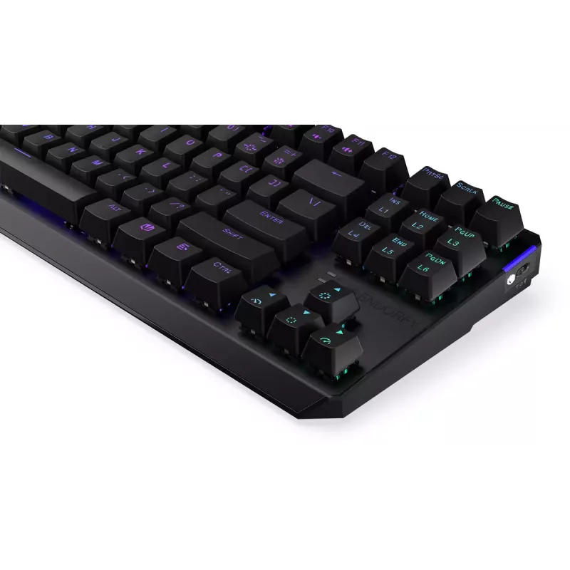 Tastiera ENDORFY Thock TKL Wireless nera meccanica RGB LED 87 tasti