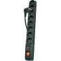 Ciabatta Acar S8 Dual, protezione da sovratensione 8 vie, cavo da 3 m, nero (W1750)
