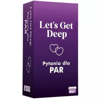 Gioco da tavolo Epee Let's Get Deep – gioco party per adulti, conversazione e interazione sociale