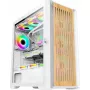 Case per computer VETENI Woody ARGB, ATX, bianco