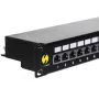 Patch panel NETRACK 104-03 19 pollici 24 porte per cablaggio di rete RJ45