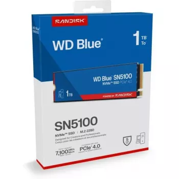 Unità a stato solido SANDISK WD Blue SN5100 NVMe 1 TB – SSD PCIe interno, capacità 1 TB